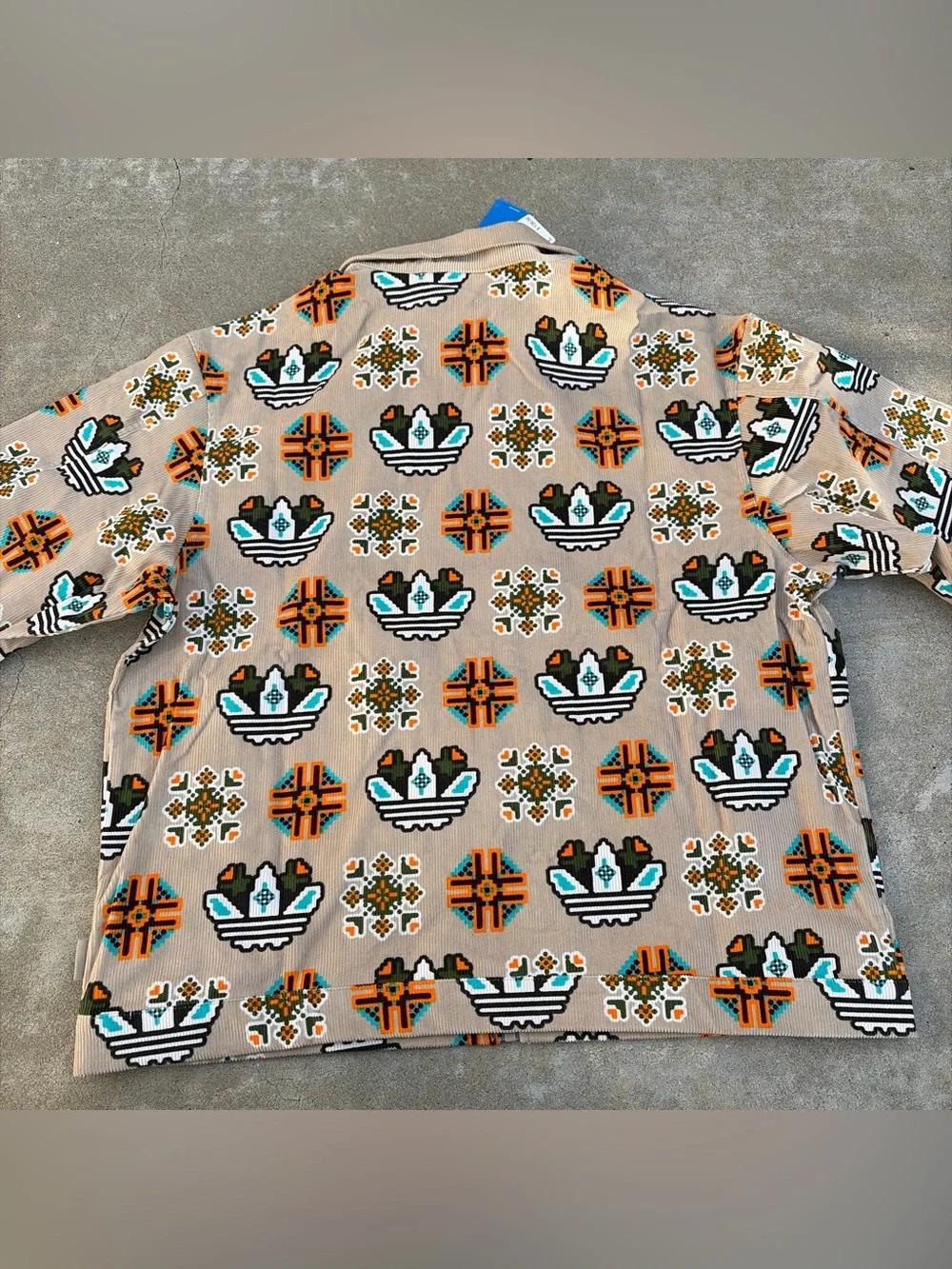 NWT Adidas Monogram Allover Print Loose Coach Jacket - Men’s - JY2996